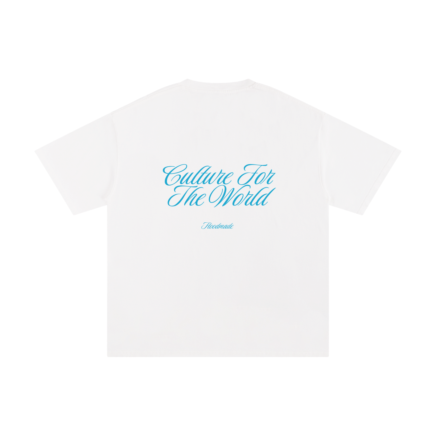 "BLUE SIGNATURE" TEE - WHITE