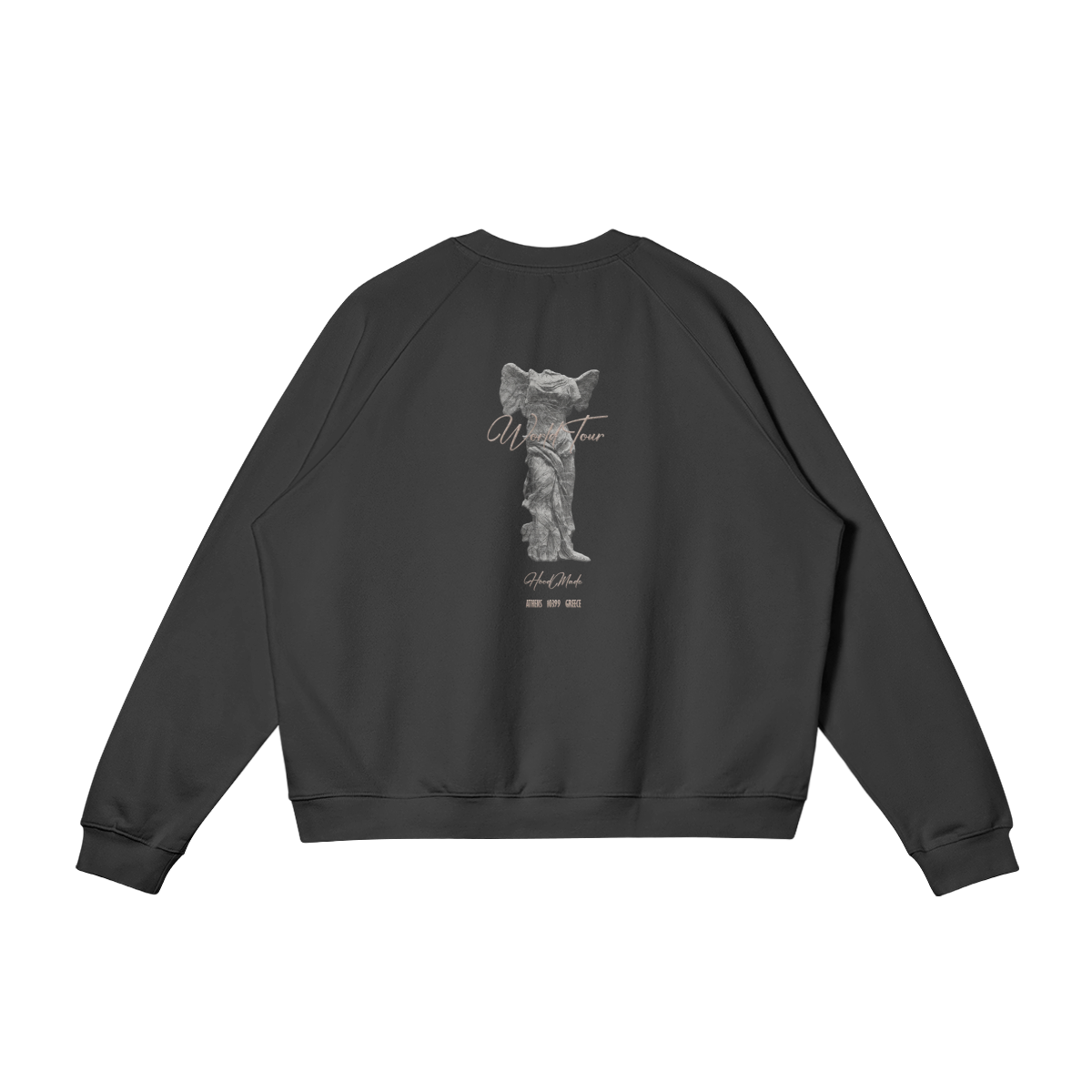 "WORLD TOUR ATHENS" SWEATSHIRT - BLACK