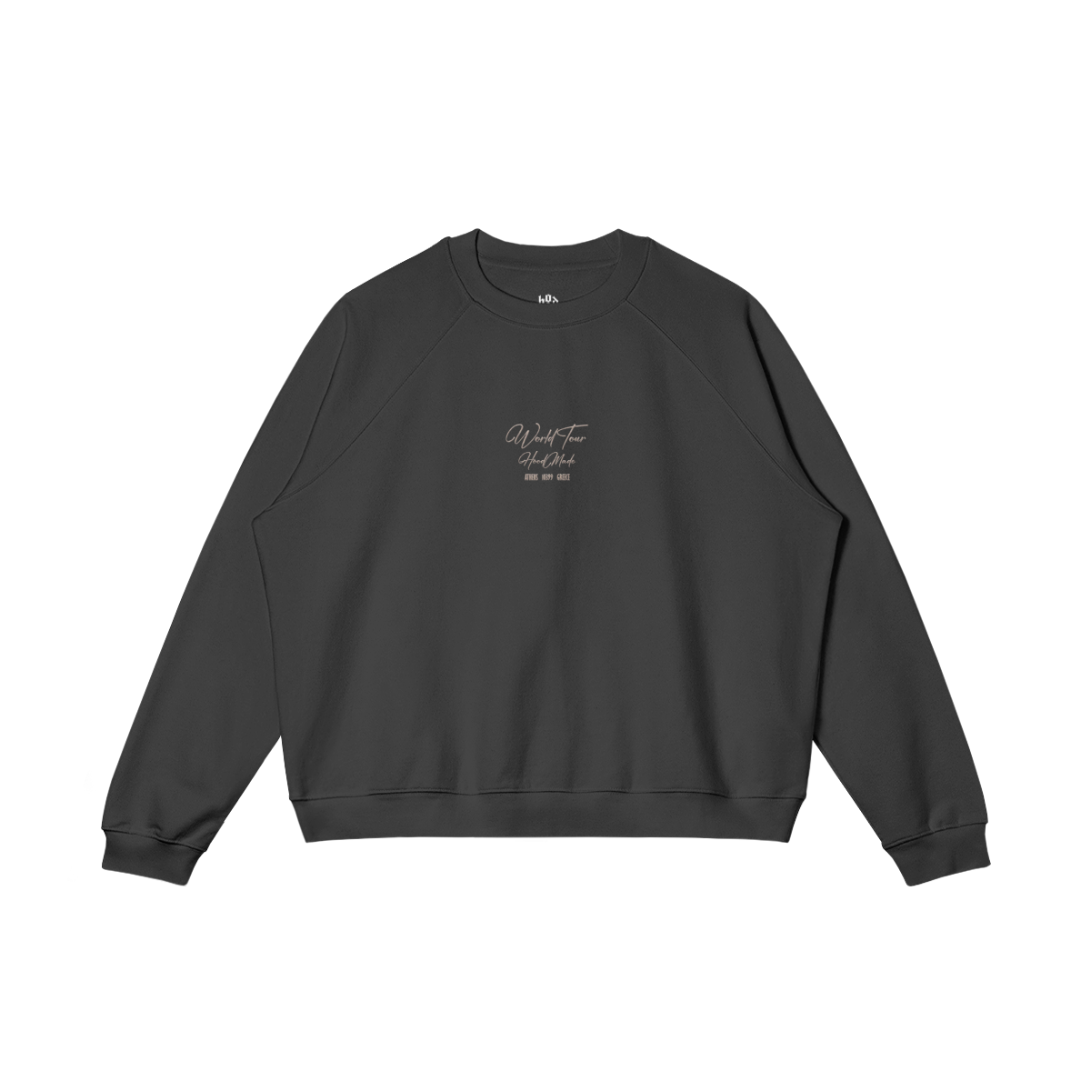 "WORLD TOUR ATHENS" SWEATSHIRT - BLACK