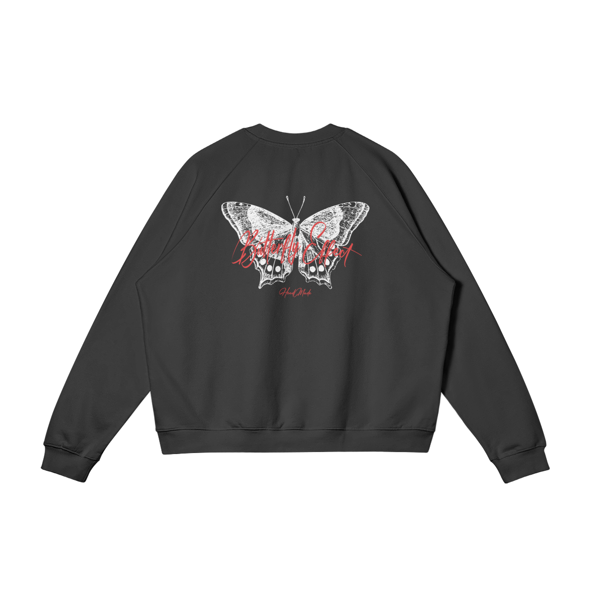 "BUTTERFLY" SWEATSHIRT - BLACK