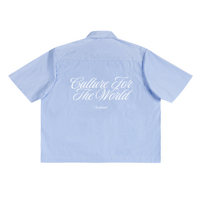 "HOODMADE" VERTICAL STRIPE SHIRT