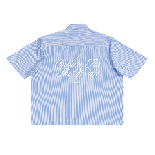 "HOODMADE" VERTICAL STRIPE SHIRT