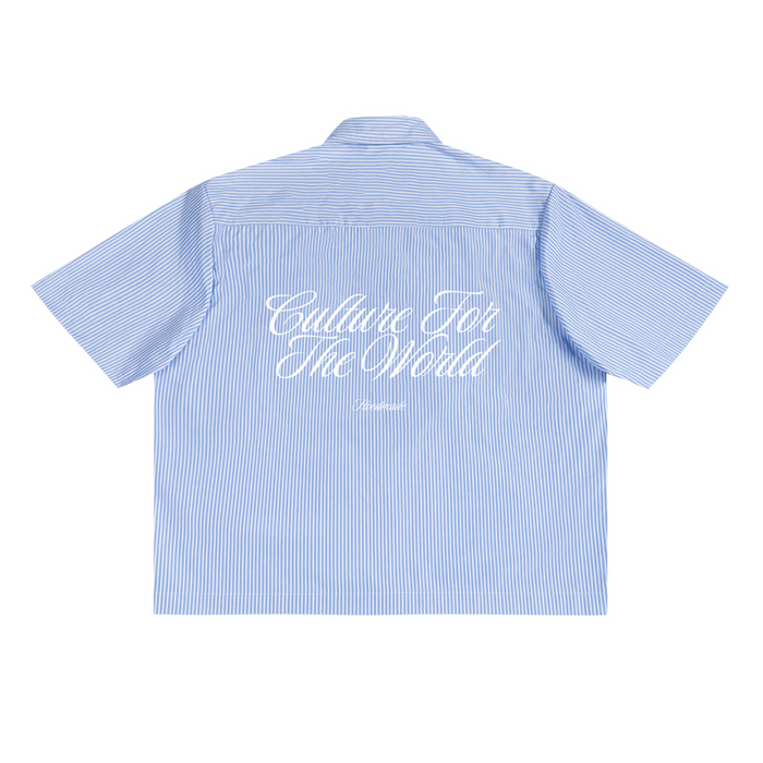 "HOODMADE" VERTICAL STRIPE SHIRT