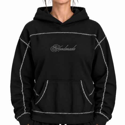 "CULTURE DIVISION" HOODIE - BLACK