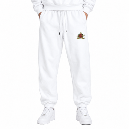 "ROYAL LEGACY" SWEATPANTS - WHITE