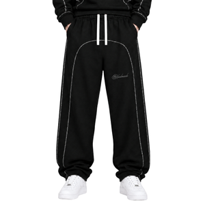 "CULTURE DIVISION" SWEATPANTS - BLACK
