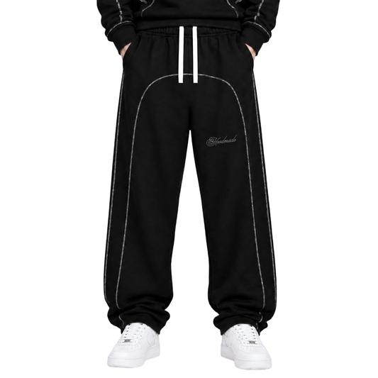 "CULTURE DIVISION" SWEATPANTS - BLACK