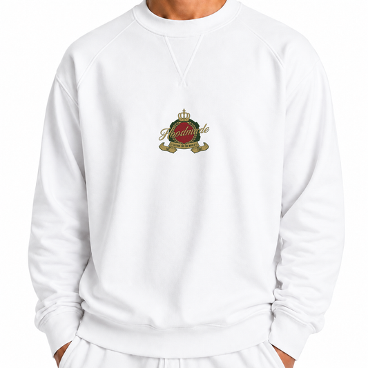 "ROYAL LEGACY" SWEATSHIRT - WHITE