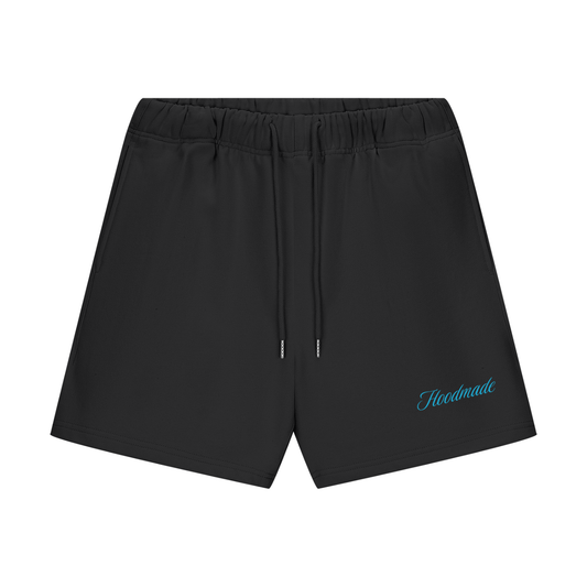 "BLUE SIGNATURE" SHORTS - BLACK