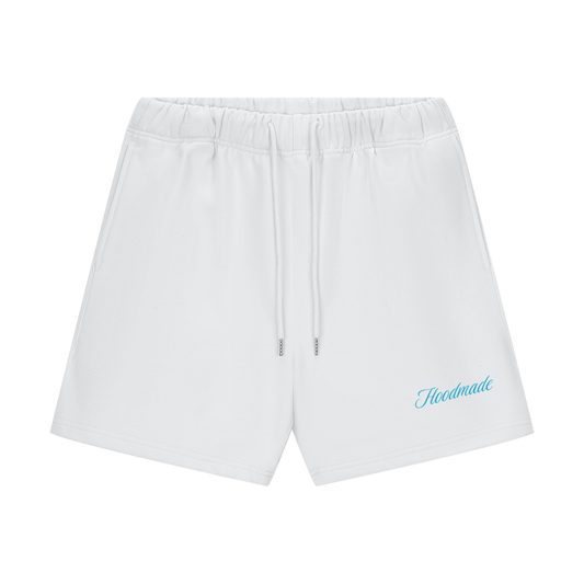 "BLUE SIGNATURE" SHORTS - WHITE