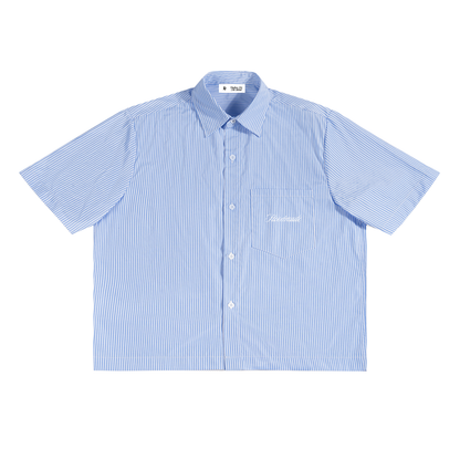 "HOODMADE" VERTICAL STRIPE SHIRT