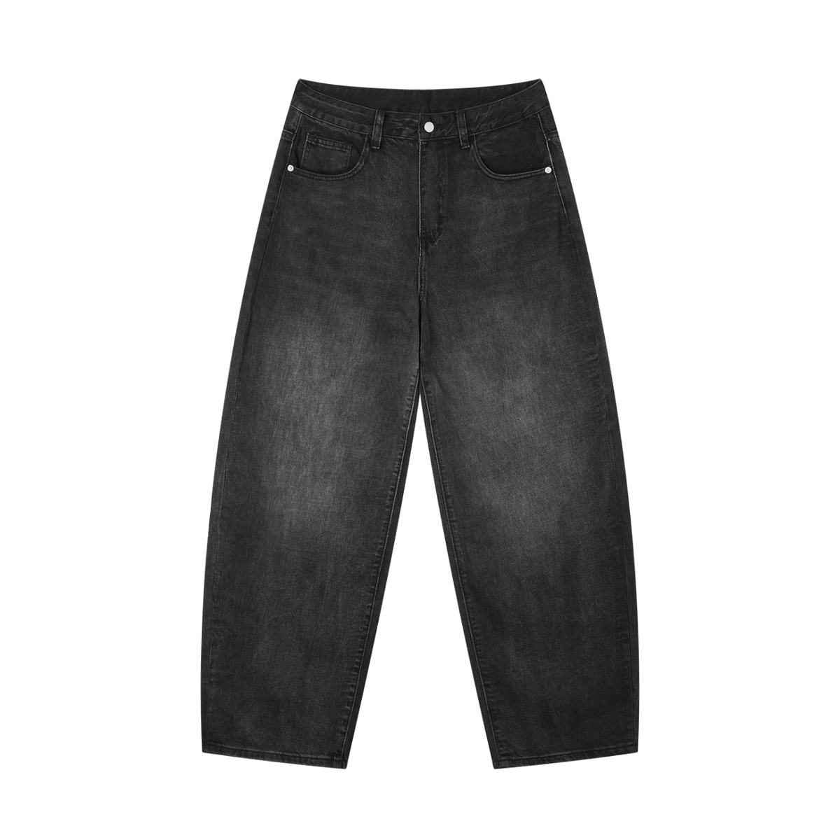 "RAW FADE" JEANS - BLACK