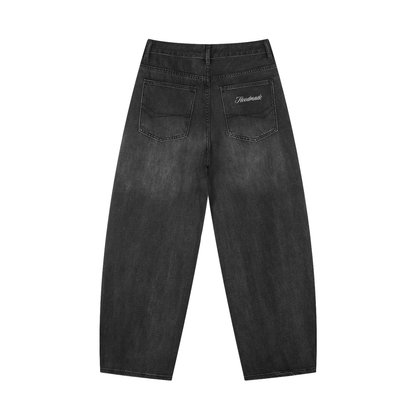 "RAW FADE" JEANS - BLACK