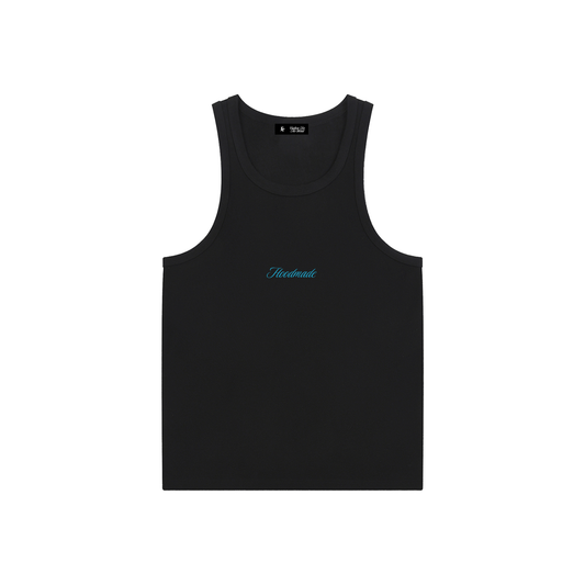 "BLUE SIGNATURE" TANK TOP - BLACK