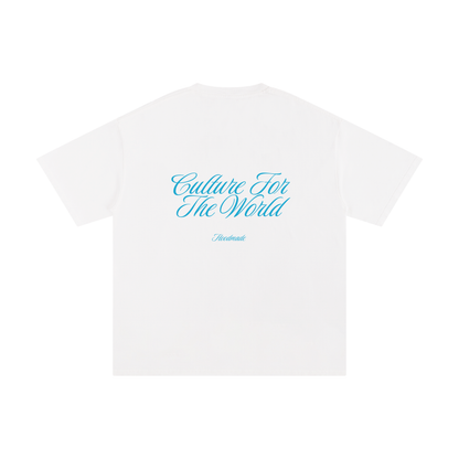 "BLUE SIGNATURE" TEE - WHITE