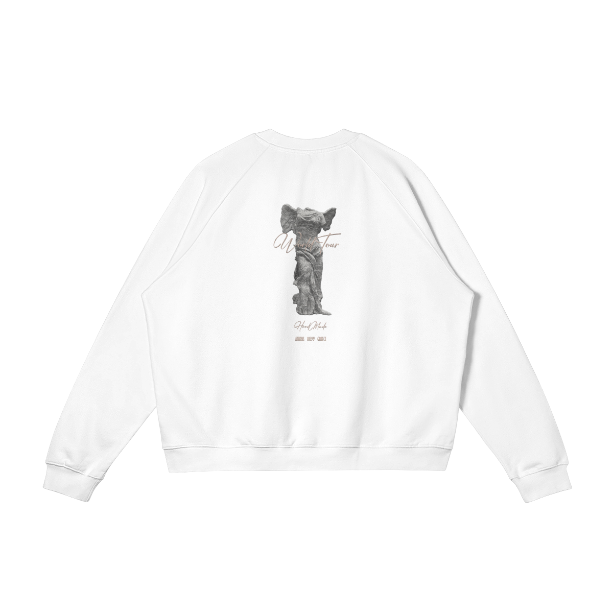 "WORLD TOUR - ATHENS" SWEATSHIRT - WHITE