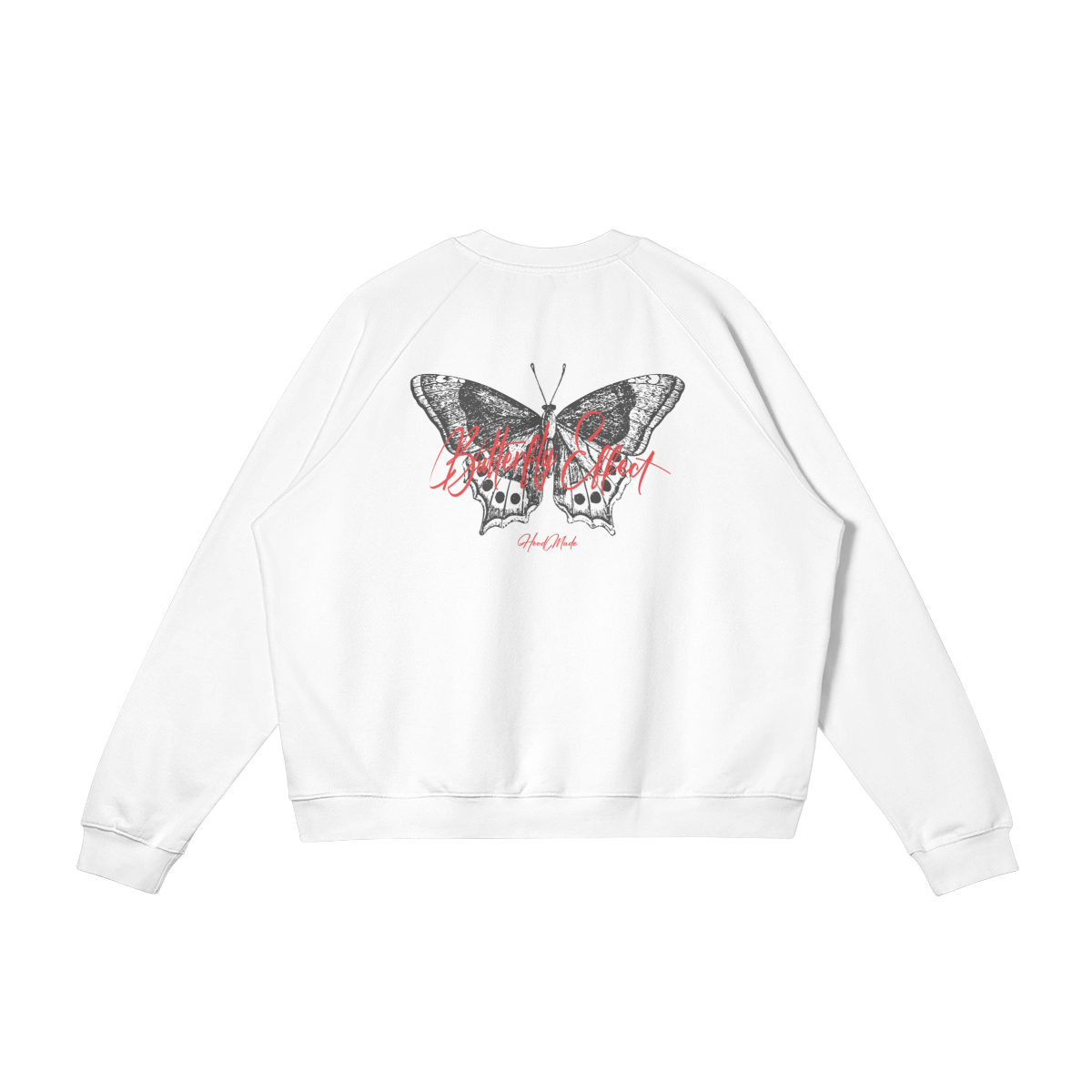 "BUTTERFLY" SWEATSHIRT - WHITE